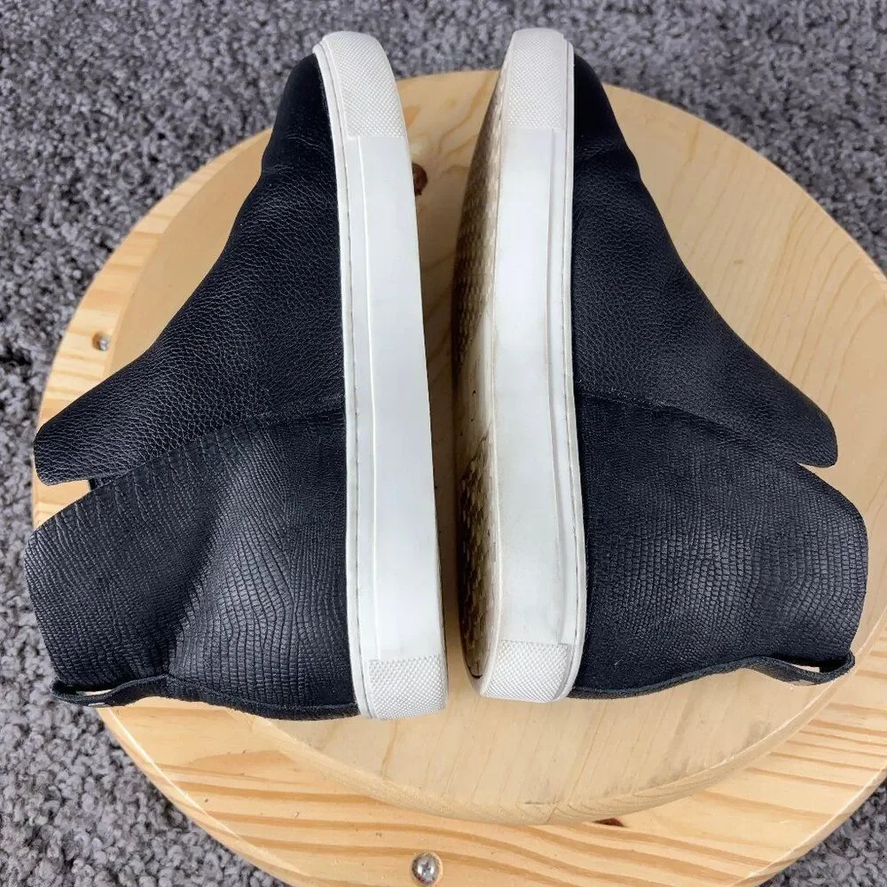 Birdies The Falcon Chelsea Boots Women Size 9 Black Leather Slip On Ankle Bootie